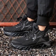 Men's Lightweight Breathable Safety Shoes for Construction