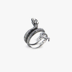 Personalized Snake Fashion Ring with Unique Wrapping