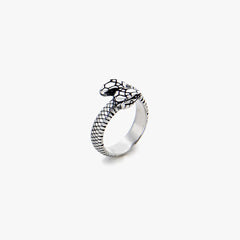 Personalized Snake Fashion Ring with Unique Wrapping