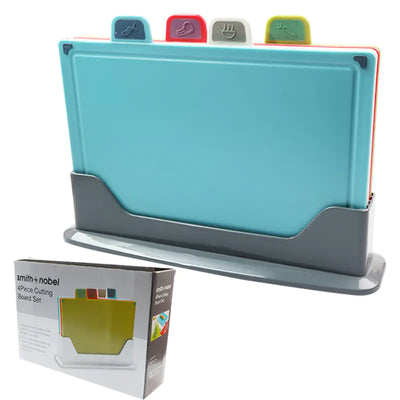 Four-Piece Set of Thickened Plastic Cutting Boards