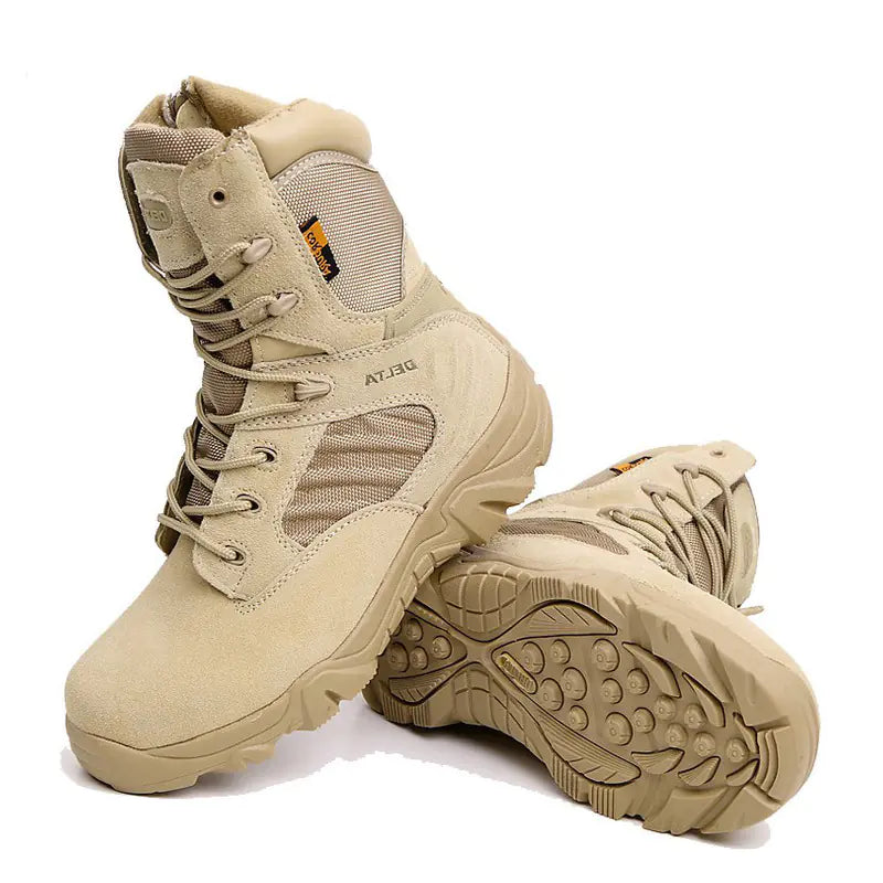 Men's High-Top Military Boots